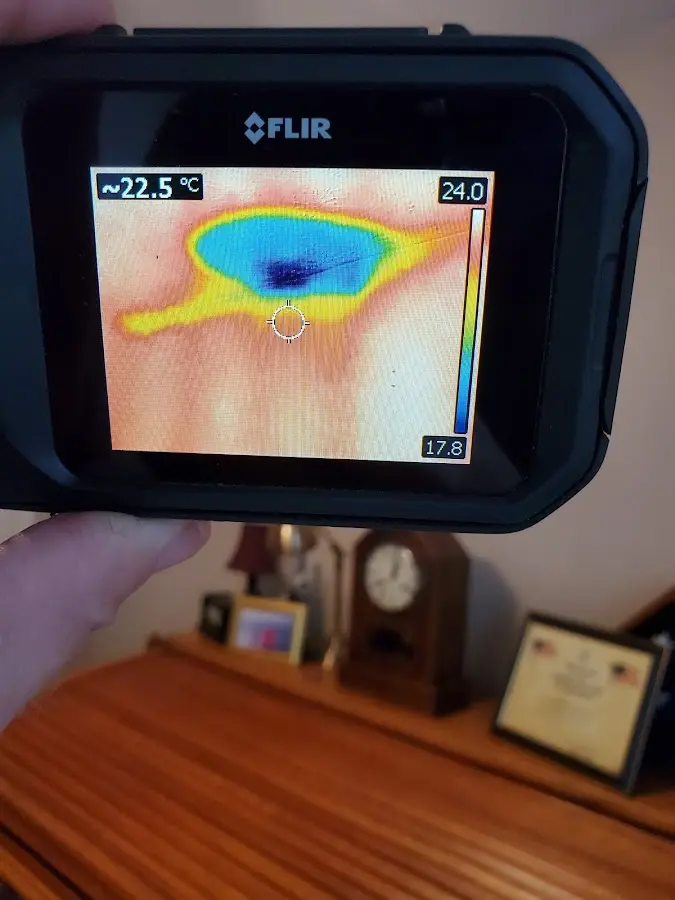 Thermal imaging inspection for water damage in Swainsboro