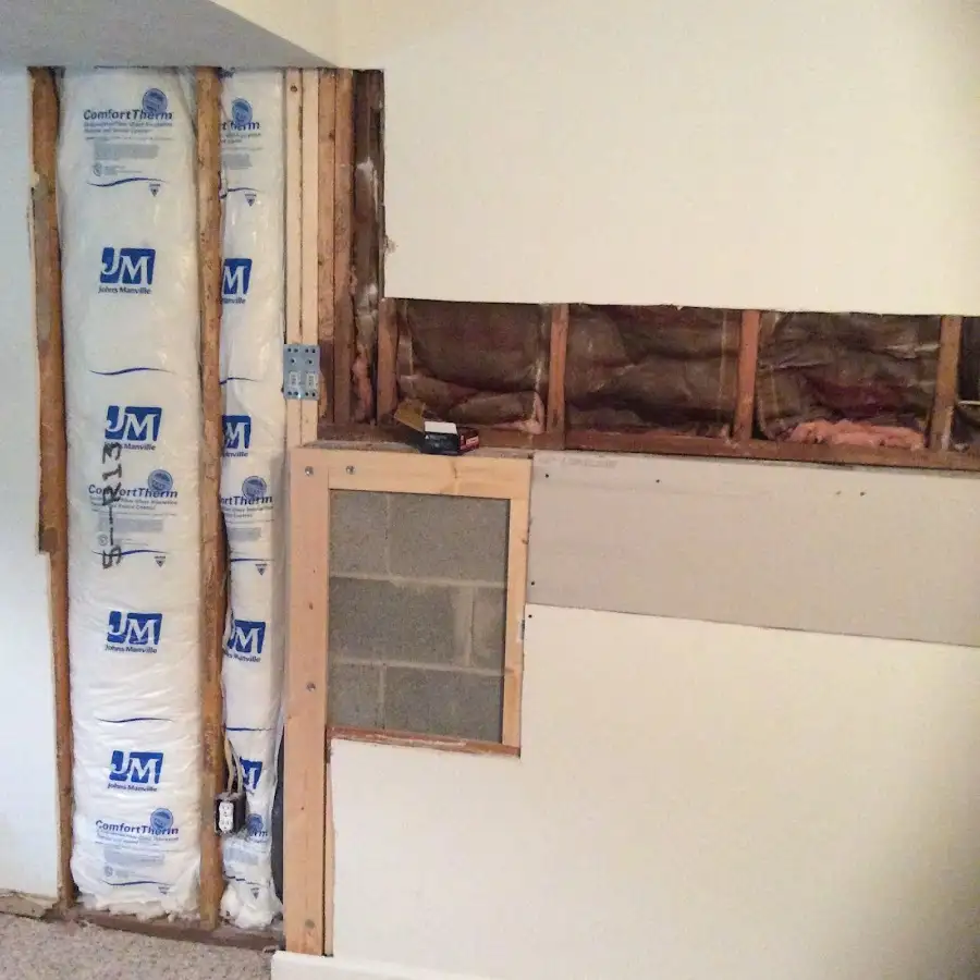Wall insulation replacement during Contents Cleaning & Restoration in Swainsboro
